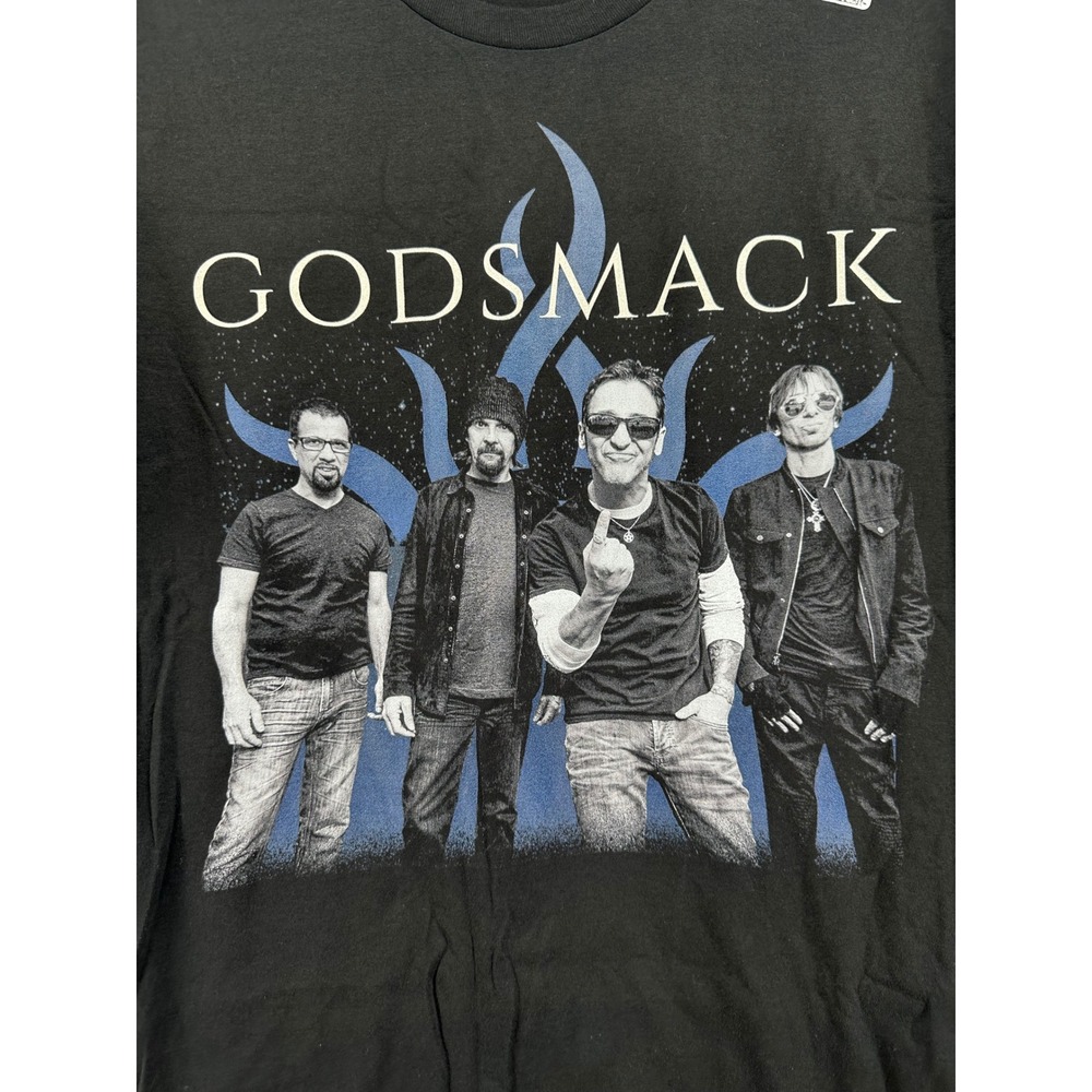 Godsmack Band Graphic T-Shirt Mens Large Black Port & Company Fan Favorite Tee